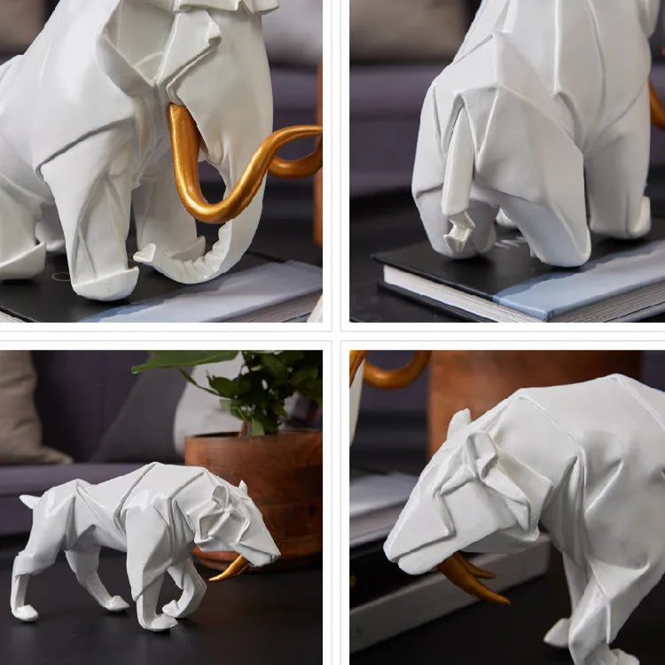 Saber Tooth Tiger and White Elephant