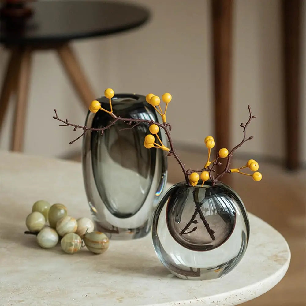 Coloured Glass Vases
