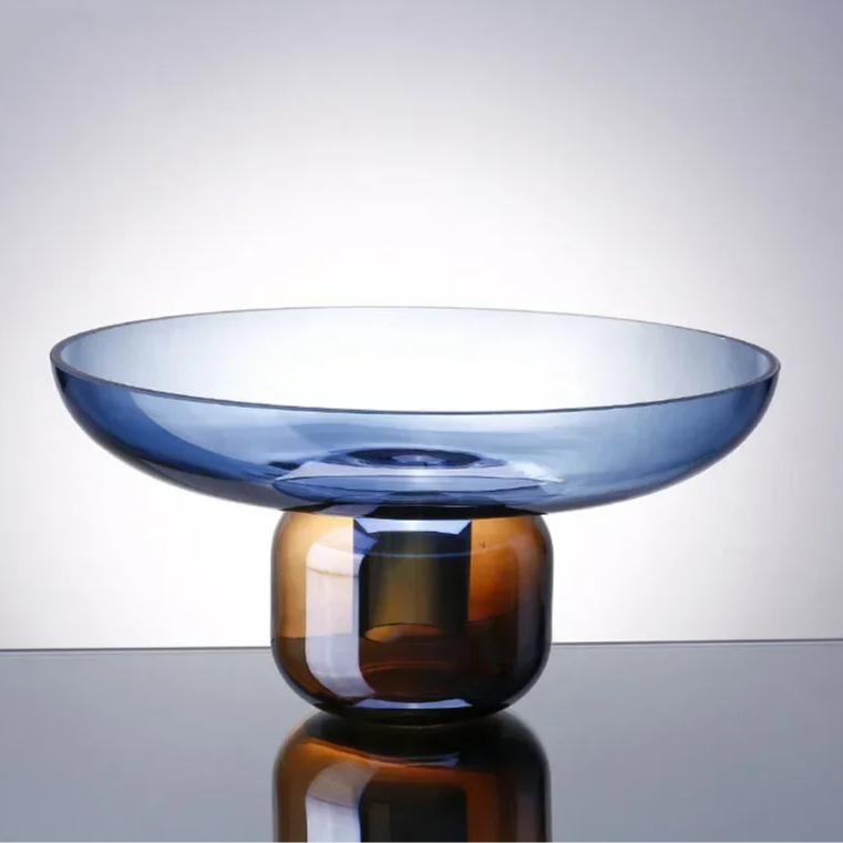 Gradient Colored Glass Vase