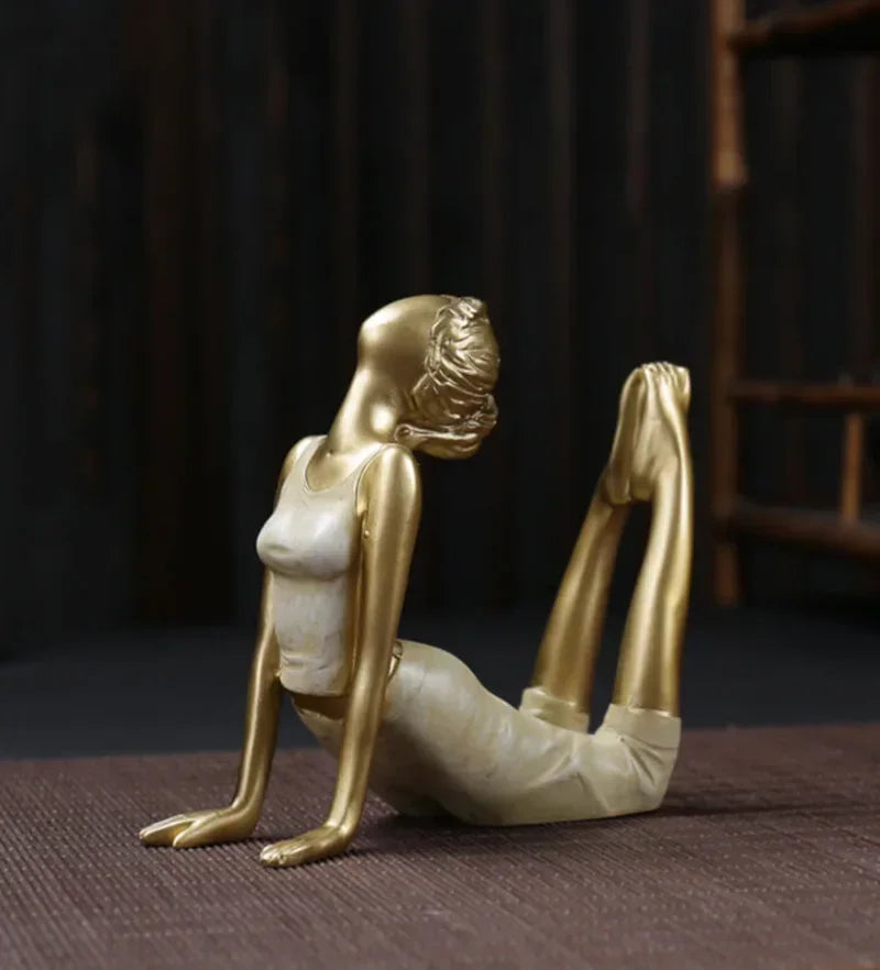 Yoga Pose Art Figurines (Set of 3 pieces)