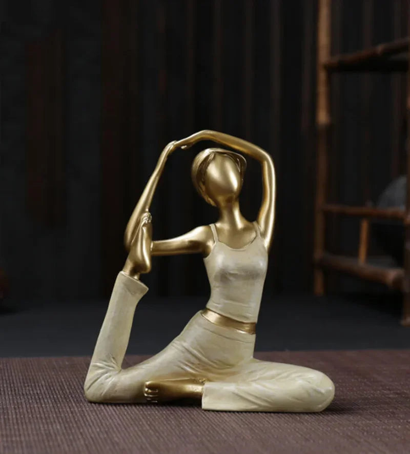 Yoga Pose Art Figurines (Set of 3 pieces)