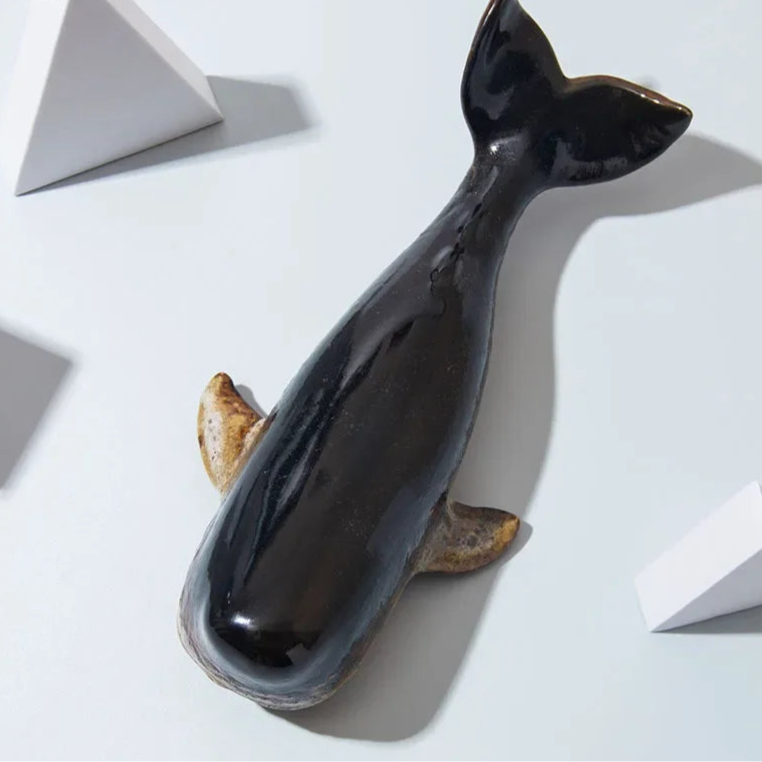 Creative Whale Ceramic Sculpture