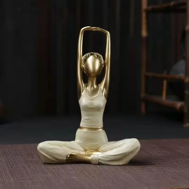 Yoga Pose Art Figurines (Set of 3 pieces)