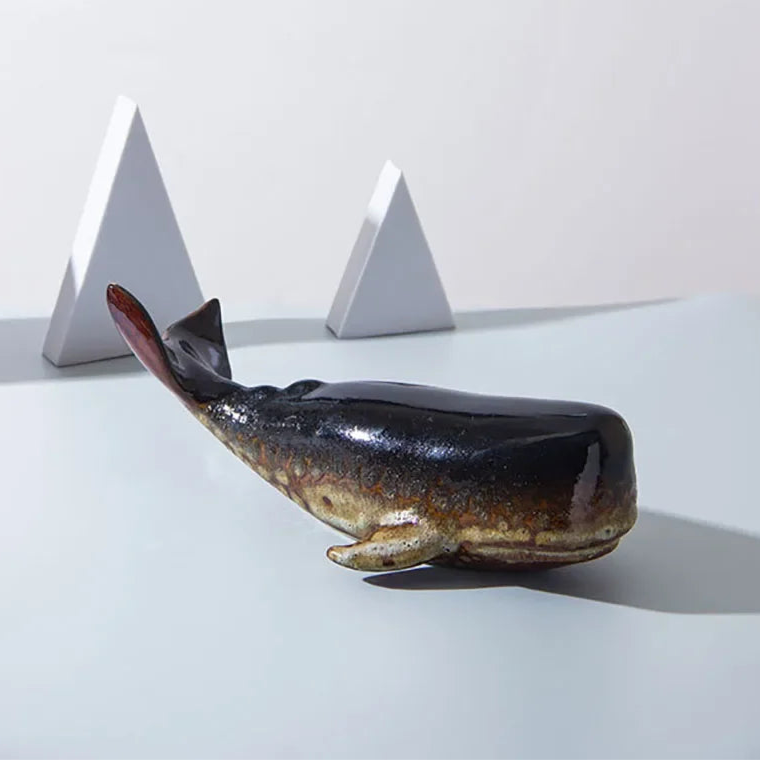 Creative Whale Ceramic Sculpture
