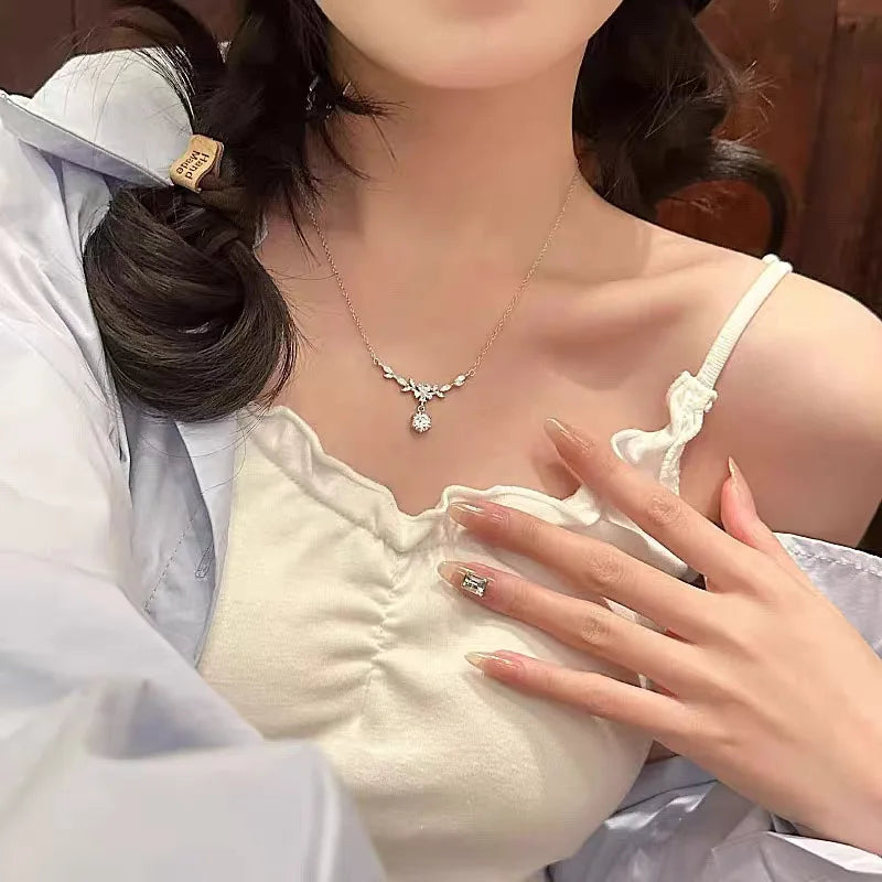 Celeste Marquise Bloom Moissanite Necklace