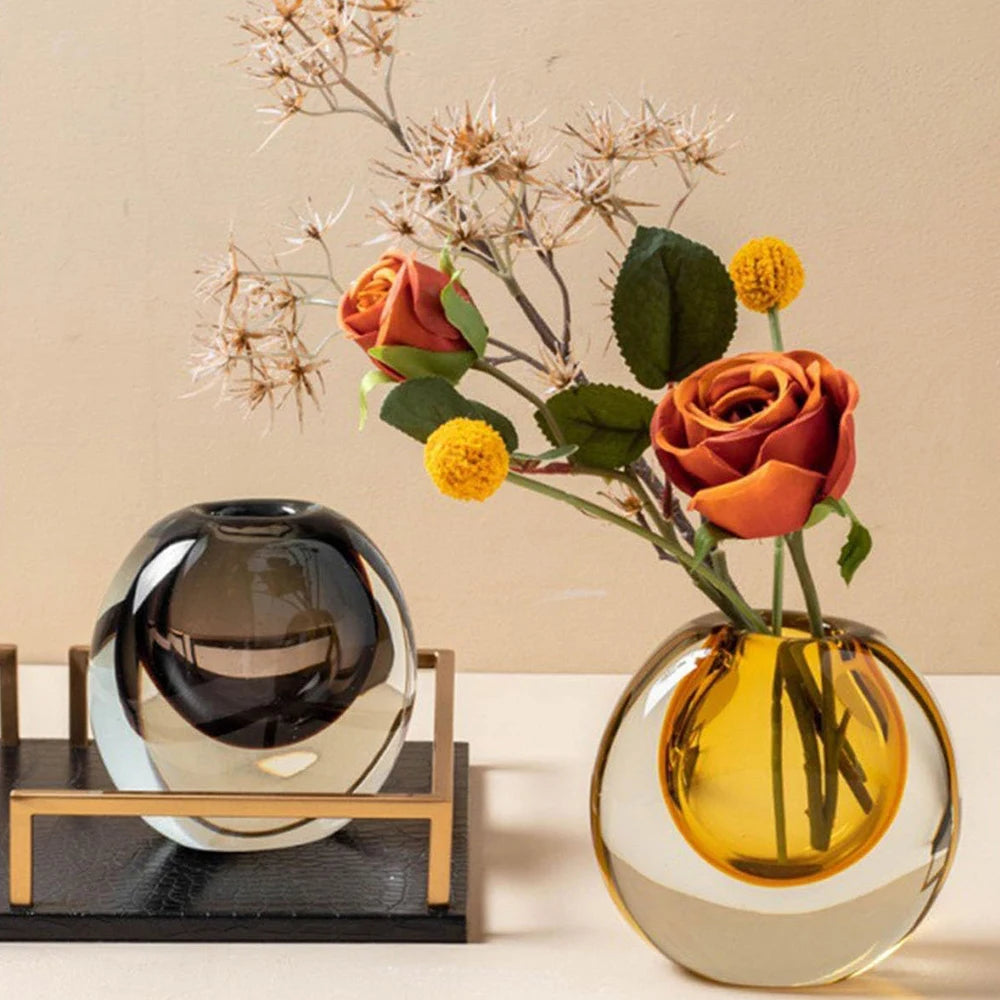 Coloured Glass Vases