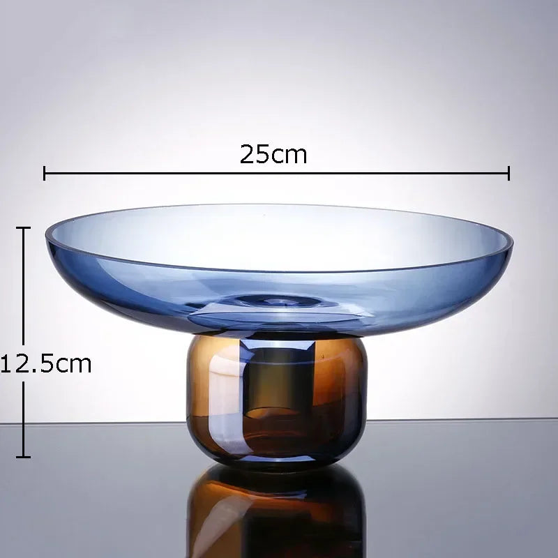 Gradient Colored Glass Vase