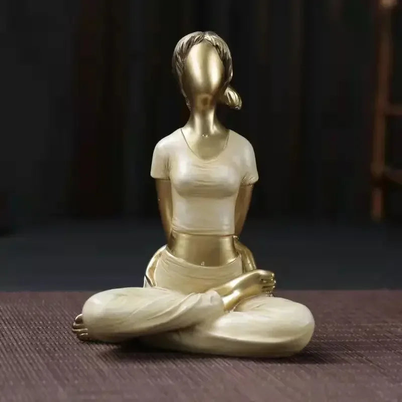 Yoga Pose Art Figurines (Set of 3 pieces)