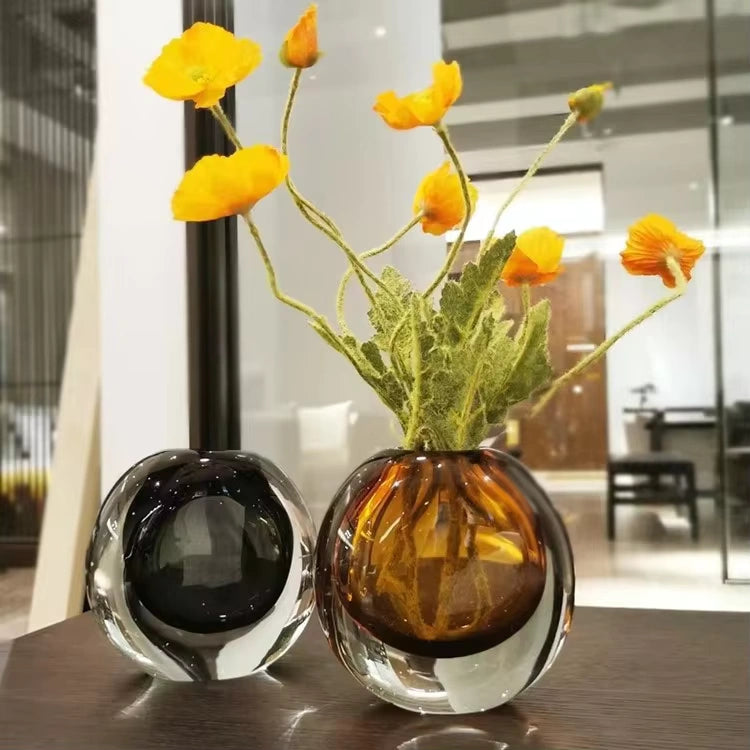 Coloured Glass Vases