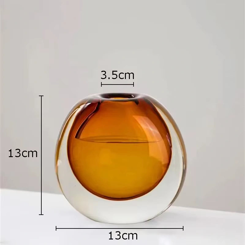 Coloured Glass Vases