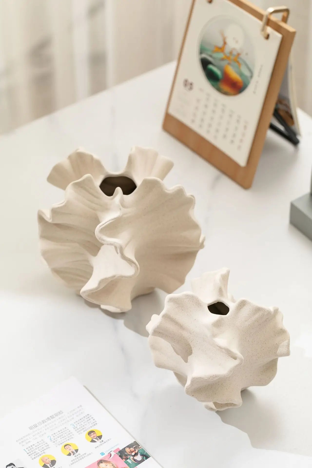 Coralline Ceramic Craft Vase