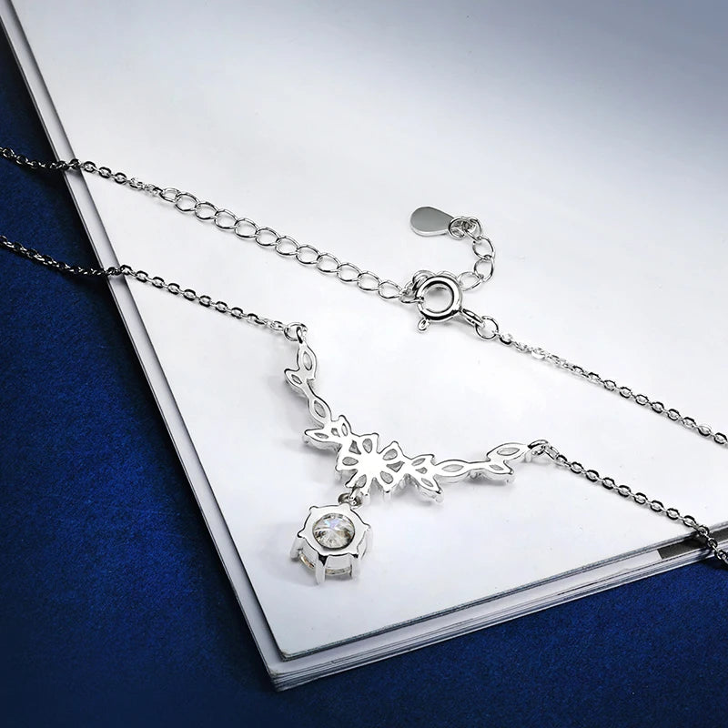 Celeste Marquise Bloom Moissanite Necklace