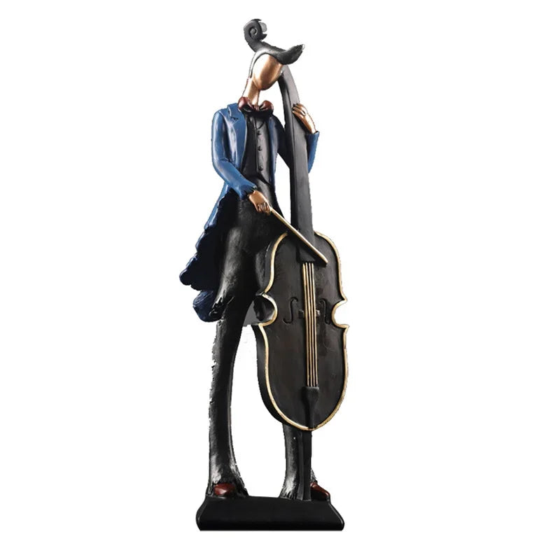 A Band of Four Musicians - Guitarist, Cellist, Violinist, Saxaphonist