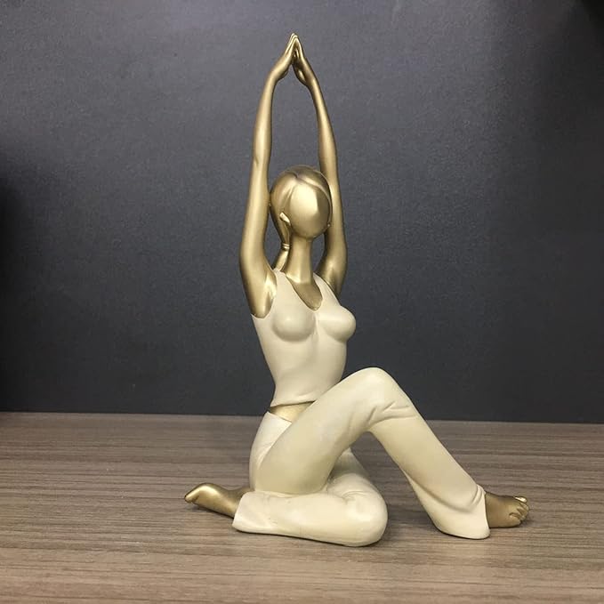 High quality lotus position upward salute yoga decoration