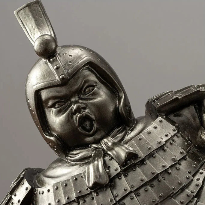Artistic Chubby Ancient Terracotta Warrior Statues
