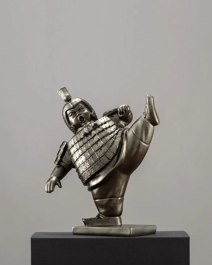 Artistic Chubby Ancient Terracotta Warrior Statues