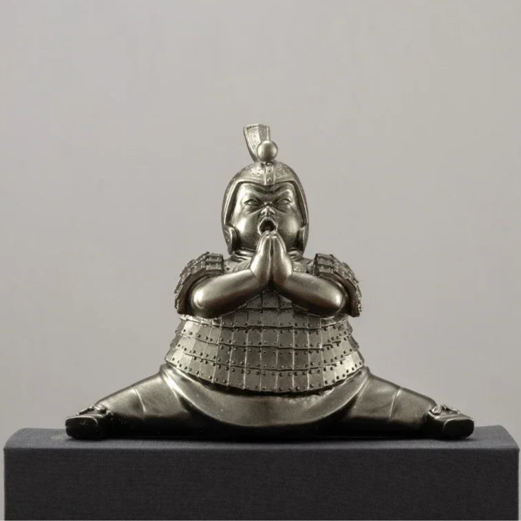 Artistic Chubby Ancient Terracotta Warrior Statues