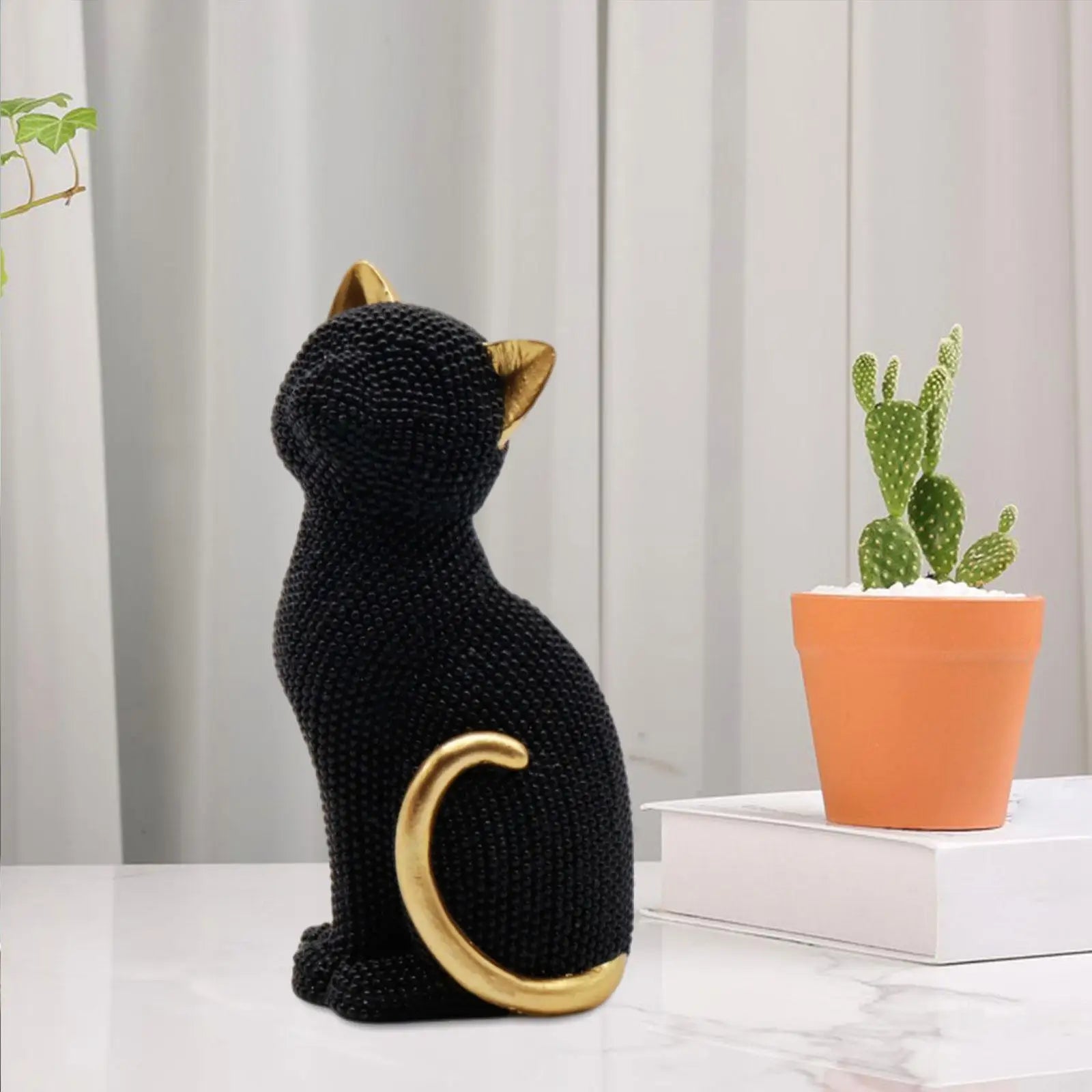 Black Sitting Cat
