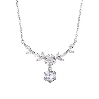 Celeste Marquise Bloom Moissanite Necklace