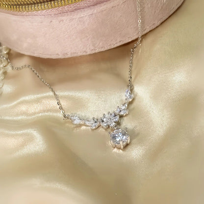 Celeste Marquise Bloom Moissanite Necklace