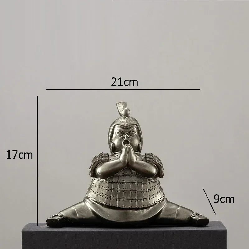Artistic Chubby Ancient Terracotta Warrior Statues