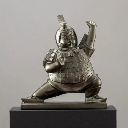 Artistic Chubby Ancient Terracotta Warrior Statues