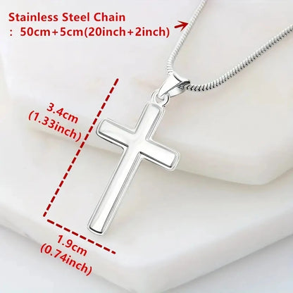 Step-Up Dad Cross — Message Card Gift Set