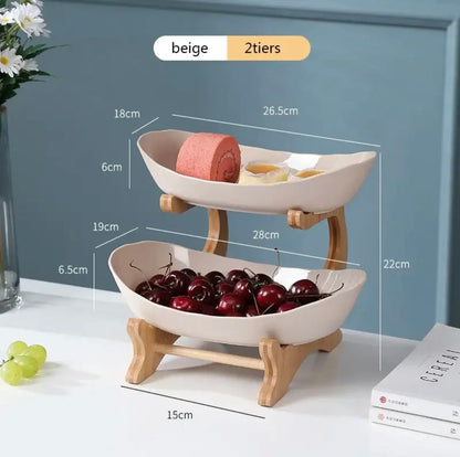 2/3 Layer Modern Cascade Tiered Serving Tower
